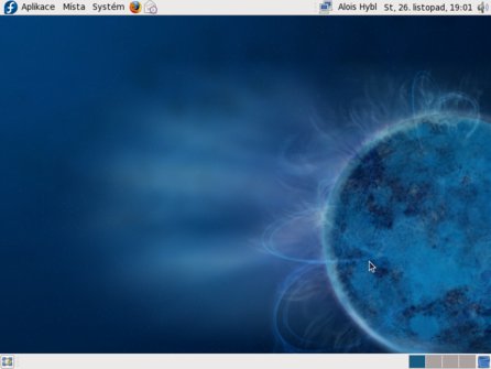 Grafické prostředí GNOME v distribuci Fedora 10